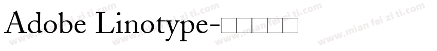 Adobe Linotype字体转换
